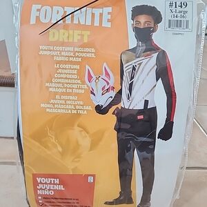 Fortnite Drift Youth XL Costume, New